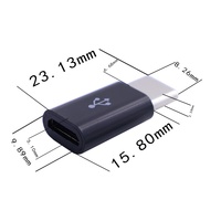 Adaptador Micro USB Hembra a USB-C Macho 2.1, Convertidor OTG para Transferencia de Datos y Carga para Teléfonos/Tabletas Android Tipo-C - Marca wfyear