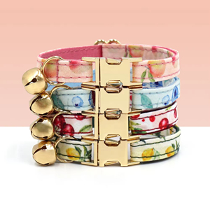 Collar para Gatos con Diseño de Frutas de Poliéster, Colorido y Personalizado, con Campana Suave, Producto Más Vendido para 2026 - Product Image 1