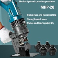 Elektrische hydraulische Stanz maschine Plug-in Hand integrierte Winkel Eisen Kanal Stahl Winkel Stahl Stanz maschine