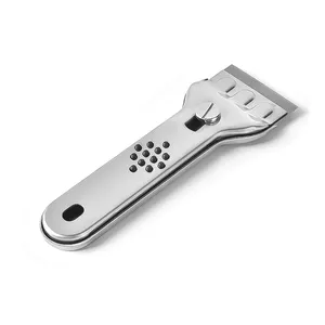 Lame de nettoyage multifonction pour cuisine, <span class=keywords><strong>grattoir</strong></span> de décontamination en acier inoxydable pour carreaux de céramique - Product Image 1