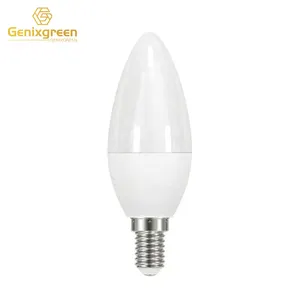 110V 220V E26 E27 E14 B22 Nến Cơ Sở Nến Bulb Lumen Cao C37 LED Bulb Nguyên Liệu Điện Ánh Sáng Led Bulb