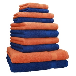 En gros personnalisé <span class=keywords><strong>orange</strong></span> serviettes de bain ensemble main <span class=keywords><strong>serviette</strong></span> gant de toilette usine prix coton serviettes - Product Image 4