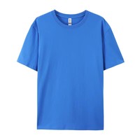 T-shirts personnalisés brodés en gros, 100% coton, grande taille, manches courtes, impression de t-shirts publicitaires avec logo personnalisé