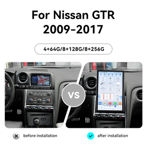 Autoradio Android 15 de 14,5 pouces avec GPS pour Nissan <span class=keywords><strong>GTR</strong></span> R35 2008-2016, écran tactile, Carplay, Auto, multimédia, DSP, unité principale stéréo - Product Image 3
