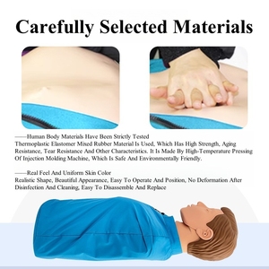 Dành Cho Người Lớn <span class=keywords><strong>Cpr</strong></span> Nửa Cơ Thể Đào Tạo Kit Cuộc Sống Kích Thước Manikin Giáo Dục Thiết Bị Bán Buôn Giá Tùy Chỉnh Y Tế Khoa Học Công Cụ - Product Image 4