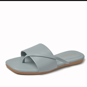Women's <strong>2026</strong> <strong>New</strong> Summer <strong>Fashion</strong> Wearing <strong>Flip</strong>-<strong>Flop</strong> Sandals Korean Shoes Flat Soft Bottom Toe Beach Shoes PVC Upper - Product Image 1