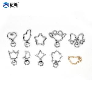 Ewang Petit Mousqueton Pivotant en Forme d'Étoile pour Bricolage, Création de Porte-clés et Sacs - Product Image 2