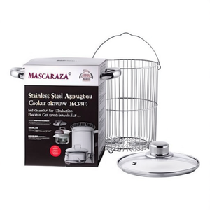 Asparagiera Inox (16cm) con cesta Cromo brillante V640672A16 - Product Image 2