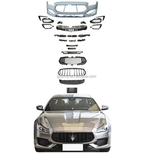 Kit de Parachoques Delantero Deportivo <span class=keywords><strong>GTS</strong></span> de Alta Calidad para <span class=keywords><strong>Quattroporte</strong></span> 2022, Color Gris, Garantía de 6 Meses - Product Image 1