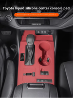 Pour Toyota Highlander, accessoires intérieurs de voiture, décoration, console centrale, tapis en silicone, accoudoir de porte, coussin, amélioration intérieure