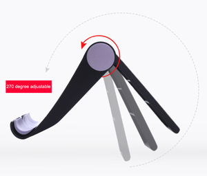 Support de <span class=keywords><strong>téléphone</strong></span> portable pliable et réglable pour bureau, avec logo personnalisé, promotionnel, en plastique, pour <span class=keywords><strong>téléphone</strong></span> et tablette - Product Image 5