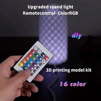 Untuk Kit Lampu LED Bambu Lab Circle 3D Printed LED Night Light Model Komponen MH001 Maker Treasure Toy Printer Parts