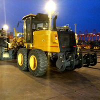 China 220hp Motoniveladora con motor Shangchai con Ripper trasero Gr2153