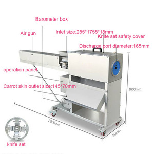 Hot bán đa chức năng cà rốt lột Máy Rau cà rốt Peeler máy cà rốt lột và máy cắt - Product Image 3