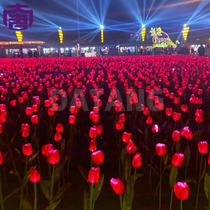 Decoración de Flores de Tulipanes Sincronizadas Personalizables, Luz Colorida de 65 cm de Alto, para Interiores y Exteriores, con Clasificación IP65 - Product Image 3