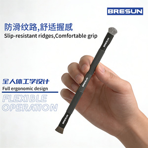 Cepillo de Limpieza para Placas Base de Teléfonos Móviles BRESUN, Doble Punta, Extra Rígido, con Cerdas Cortas de Jabalí - Product Image 2