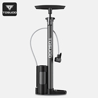 TOSUOD Manual Bicycle Pump Road Bike Inflator 160 PSI High Pressure Portable Universal Household Car with Gauge