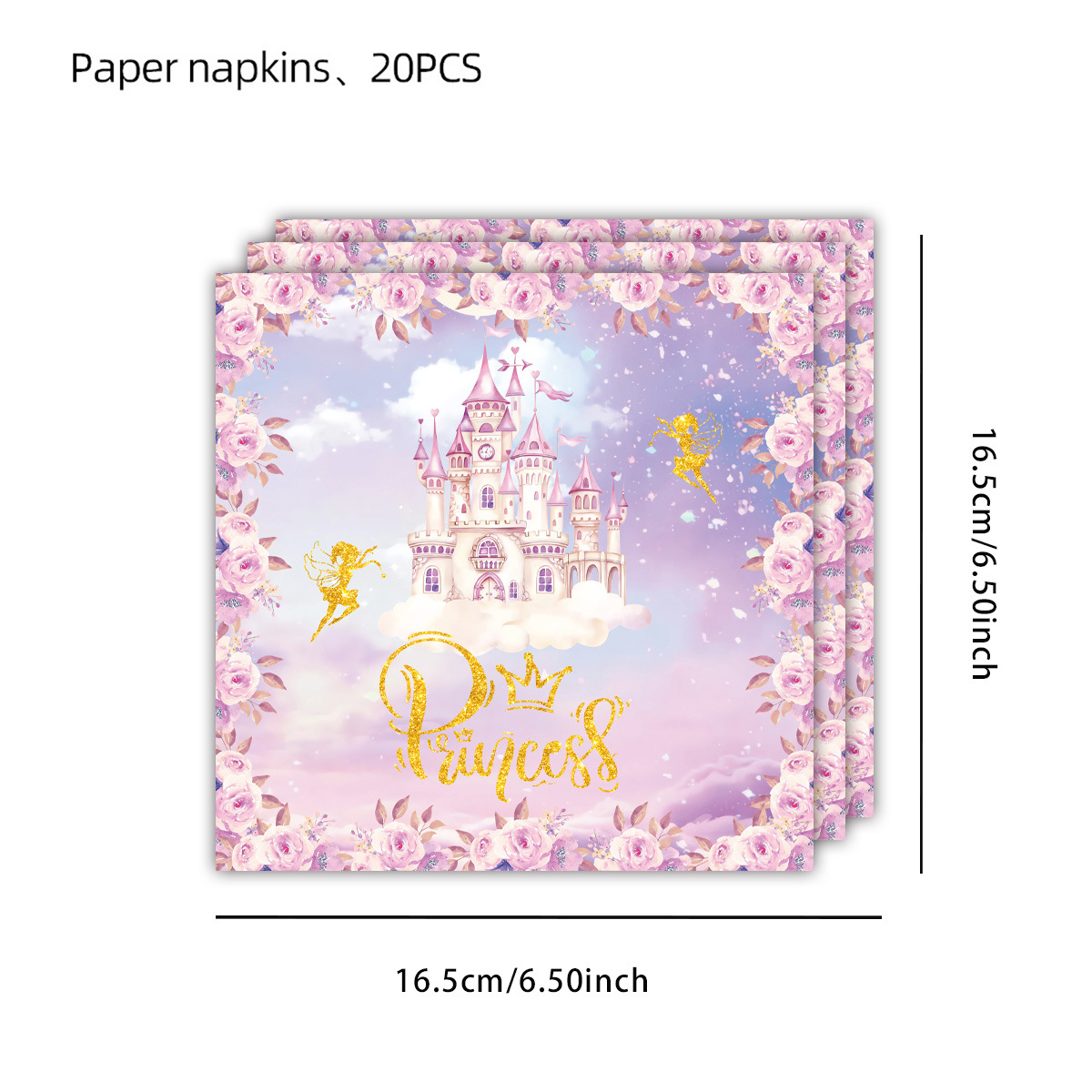 serviettes -- violet