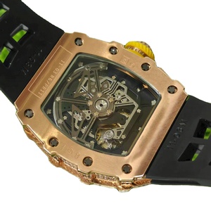 Montre automatique de luxe en acier inoxydable avec mouvement RM11-03, boîtier en alliage personnalisé élégant avec diamants, analogique, mécanique, pour homme - Product Image 4