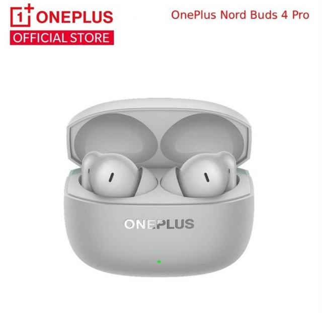 Genuine OnePlus Nord Buds 4 Pro TWS Earbuds 55dB Real-Time ANC 12mm Titanium Drivers LHDC 5.0 Hi-Res Audio 54H Battery