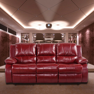 Sofá de Cuero Eléctrico Estilo Europeo YY-812, Multifuncional, para Sala de Estar o Cine en Casa, Reclinable con Almacenamiento - Product Image 1