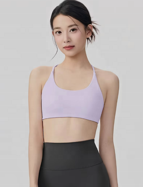 Wholesale Women's High Support Breathable Sports Bra Customized Logo Backless Gym