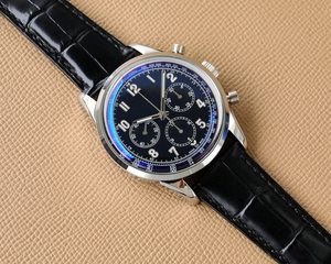 Reloj de Lujo de Alta Calidad para Hombre Philippe con Correa de Cuero, Caja de Metal, Movimiento Shanghai, Estilo Ejecutivo y Mecánico - Product Image 1
