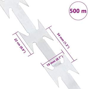 Ruban <span class=keywords><strong>barbelé</strong></span> purifié à base de matières premières pour la protection quotidienne des ateliers industriels - Product Image 5
