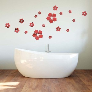 18Pcs/<strong>set</strong> 3D Acrylic <strong>Mirror</strong> <strong>Wall</strong> Stickers Bedroom Livingroom <strong>Wall</strong> Decoration DIY Hollowed Flower Shaped <strong>Wall</strong> <strong>Mirror</strong> Sticker - Product Image 5