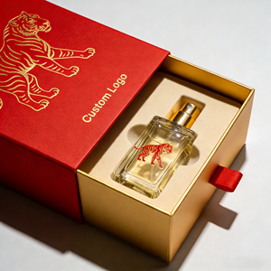 Caja de Regalo Rígida Personalizada Hecha a Mano para Perfumes y Velas, con Forro de Papel de Aluminio, Papel de Seda y Tarjeta de Agradecimiento - Product Image 3