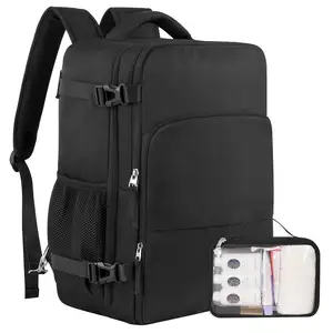 Mochila de viaje personalizada de fábrica Yuhong, bolsa de lona impermeable para hombres y mujeres, mochila de negocios con múltiples bolsillos