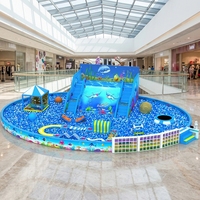Équipement commercial de terrain de jeu de piscine de boule d'océan