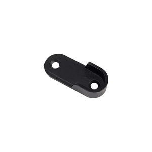 Tringle de penderie en alliage avec rainure en U, fixation murale, en alliage de zinc, tringle plate non amovible pour rangement de placard - Product Image 2