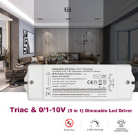 Driver LED Triac sans scintillement 0-10V 40W 700mA 1300mA à courant constant DC 48V pour downlight