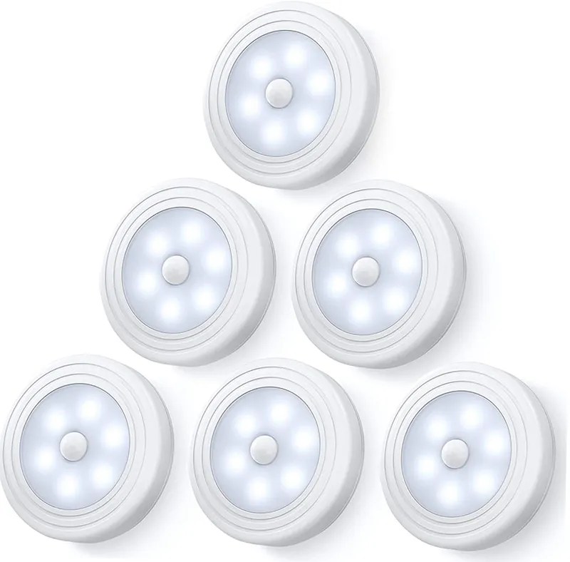 Best Sale Motion Sensor Light Cordless Battery Powered LED Night Light For Hallway Bedroom Kitchen