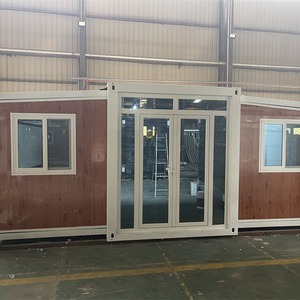 Casa Contenedor de Construcción Rápida para Ciudad, Casa de Acero Móvil Prefabricada, Campamento, Casa Contenedor Plegable Blanca para Almacenamiento - Product Image 3