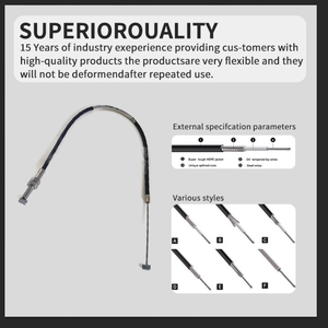 Cáp ly hợp hj125 nhà máy sản xuất chân xe máy chất lượng cao, Xe đạp điện và xe đạp Cáp ly hợp và dây kéo - Product Image 3
