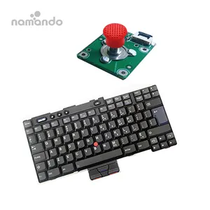 لوحة مفاتيح للرياضيين, لوحة مفاتيح للفأرة قابلة للتتبع وغطاء أحمر مؤشر كمبيوتر محمول ناعم على شكل قبة مناسب لـ IBM Lenovo ThinkPad