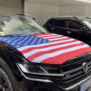 Funda para Capó de Coche con Bandera Danesa, Envío Rápido, Tejido Elástico Lavable, Pancarta para Capó de Coche - Product Image 5