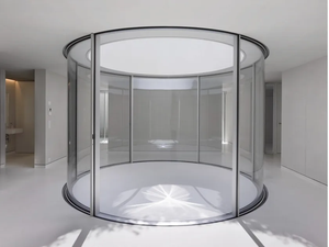 Verre isolant trempé courbé sur mesure, double vitrage, pour mur-rideau extérieur commercial, serre solaire, salle de bain - Product Image 6