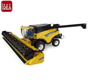 Diecast small combine harvester OEM 1:50 scale reaper binder model collection