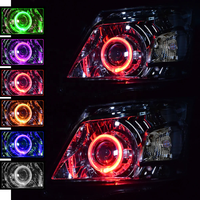 Phare LED pour Caravan Urvan NV350 E26 2012 2016 Ambulance Bus, phare LED à œil d'ange cristallin, lampe de voiture