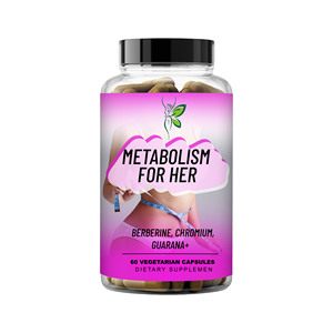 Cápsulas OEM ODM para el Metabolismo Femenino con Berberina, Picolinato de Cromo, Mezcla de Cítricos y Guaraná, Cápsulas que Activan el Metabolismo - Product Image 1