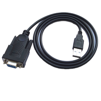 Cable convertidor USB 2,0 A macho A RS232 hembra, con Chipset PL2303
