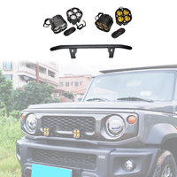 LUMA 3/5 portes 19-24 Accessoires d'extérieur Nouveaux supports d'éclairage de pare-chocs avant pour Suzuki 4th Gen Jimny Sierra JB64 JB74 JC74