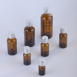 Hot bán 5ml <span class=keywords><strong>10ml</strong></span> 15ml 20ml 30ml 50ml 100ml hổ phách màu xanh màu xanh lá cây với quy mô dòng Huyết thanh tinh dầu thủy tinh Chai nhỏ giọt - Product Image 3