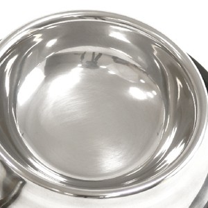 Gamelle pour animaux de compagnie Yommy en acier inoxydable 26 cm avec base antidérapante pour chiens et chats - Product Image 5