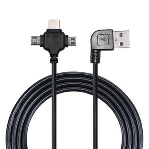 USB 2.0 Mở Rộng Điện Thoại Di Động Sạc Mục Tiêu Mirco 10 Ft Sạc 2 Amp 6 inch Chân Macro Góc Bên Phải 90 bằng Micro Cáp Usb - Product Image 5