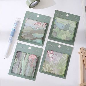 HengXin Creative School Supplies Sticky Note Kawaii Stationery 3*3inch Self-adhesive Memo <b>Pad</b> - Product Image 1