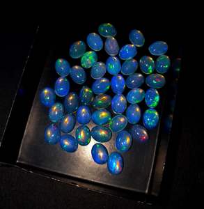 10 CT naturel éthiopien opale ovale Cabochon lot de pierres précieuses en vrac avec certificat IGI 13 pièces - Product Image 4